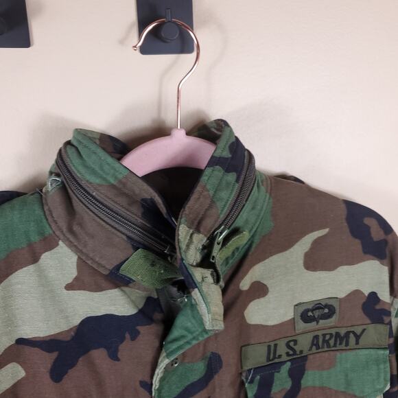 Army Cold Weather Combat Jacket in Woodland Camo Size S - Picture 4 of 11